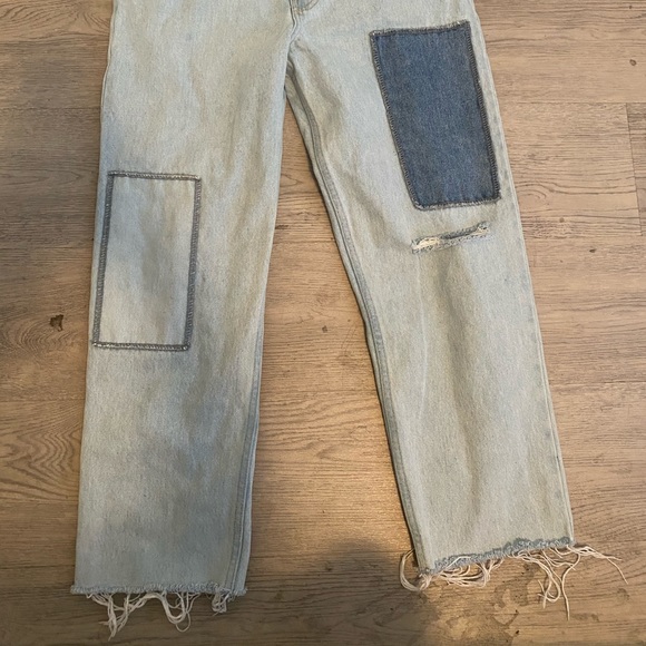 ASOS patchwork jeans - Picture 2 of 2